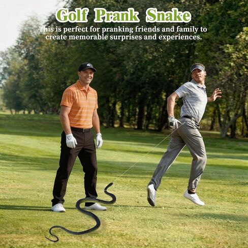 Hsxfl Fake Snake, Realistic Rubber Snake Prank with String and Clip, Lifelike Plastic Snake Toy for Playing Jokes Prank Stuff for Halloween Party Favor in Saudi Arabia