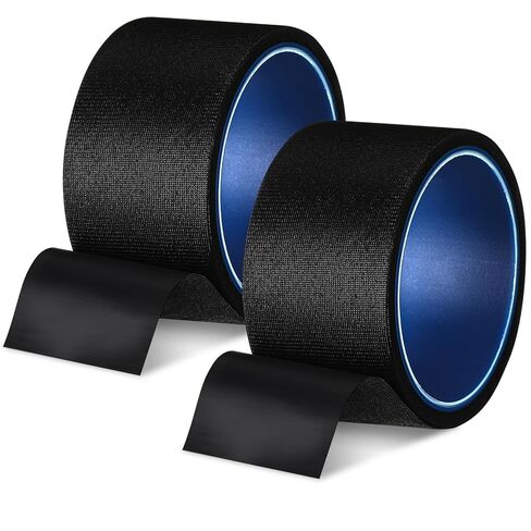 VioraWhite 2 Rolls Wetsuit Repair Iron on Seam Tape 2 Inch 16.4 ft Waterproof Sealing Patch for Neoprene Wetsuit Drysuit Fishing Suits Industrial Standard Carrier Material Black Color in Kuwait
