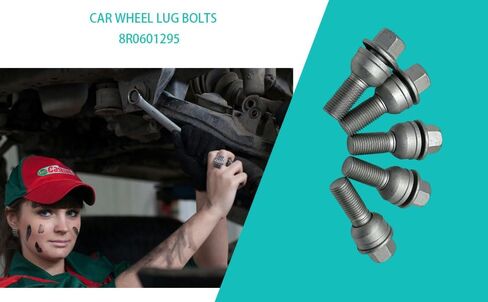 8R0601295 M14x1.5 Wheel Lug Bolts Nuts Hub for Audi A8 Quattro 2011-2020 Wheel Stud for Audi Q3 2015-2018 5pcs in Saudi Arabia