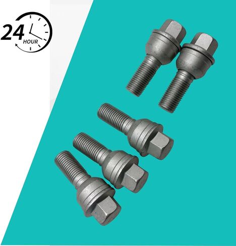 8R0601295 M14x1.5 Wheel Lug Bolts Nuts Hub for Audi A8 Quattro 2011-2020 Wheel Stud for Audi Q3 2015-2018 5pcs in Saudi Arabia