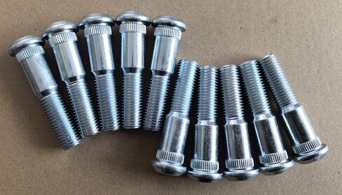10PCS M12-1.50 Serrated Wheel Stud 610-463 14.30mm Knurl, 58mm UHL Length Compatible with 2003-2006 Pontiac Vibe, fits for 03-06 Toyota Matrix Rear in Kuwait