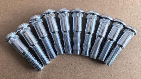 10PCS M12-1.50 Serrated Wheel Stud 610-463 14.30mm Knurl, 58mm UHL Length Compatible with 2003-2006 Pontiac Vibe, fits for 03-06 Toyota Matrix Rear in Kuwait