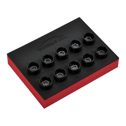 10PCS Security Master Locking Lock Wheel Nut Key Bolt Set Compatible for Toyota in Kuwait