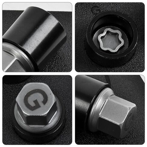 10PCS Security Master Locking Lock Wheel Nut Key Bolt Set Compatible for Toyota in Kuwait