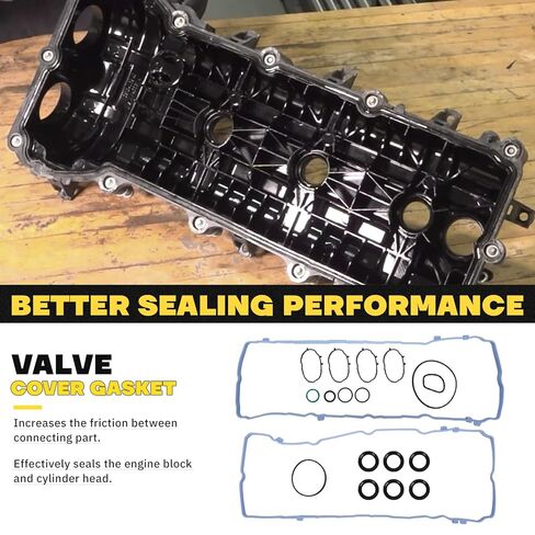 HGS1184 Cylinder Head Gasket Set with Bolts for 2016-2022 Chrysler Pacifica Voyager, Dodge Durango, Jeep Grand Cherokee Wrangler Gladiator, Ram 1500 & ProMaster 3.6L V6 24V DOHC 3604cc in Saudi Arabia