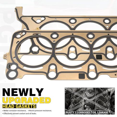 HGS1184 Cylinder Head Gasket Set with Bolts for 2016-2022 Chrysler Pacifica Voyager, Dodge Durango, Jeep Grand Cherokee Wrangler Gladiator, Ram 1500 & ProMaster 3.6L V6 24V DOHC 3604cc in Saudi Arabia