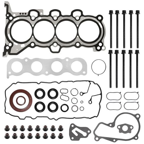 Cylinder Head Gasket Set with 10 Head Bolts ES72486 for Hyundai 2011-2020 Elantra GT Coupe Tucson 1.8 2.0, for Kia 2012-2018 Forte Forte5 Koup Soul 1.8L 2.0L Replace CPW13795 HS26561PT HGS193 in Kuwait