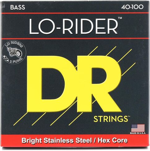 DR Strings Lo-Rider - جهير سداسي من الفولاذ المقاوم للصدأ 50-110 in Kuwait