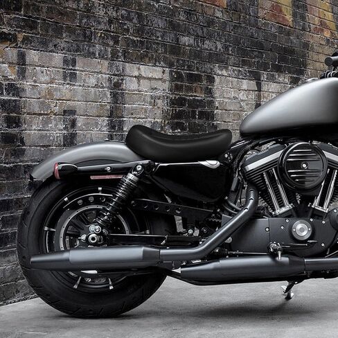 C.C. RIDER Front Driver Solo Seat Fit for Harley Sportster Iron 883 1200 XL883 XL1200NS Forty-Eight XL1200X 2010-up in Saudi Arabia