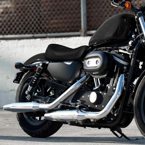 C.C. RIDER Front Driver Solo Seat Fit for Harley Sportster Iron 883 1200 XL883 XL1200NS Forty-Eight XL1200X 2010-up in Saudi Arabia