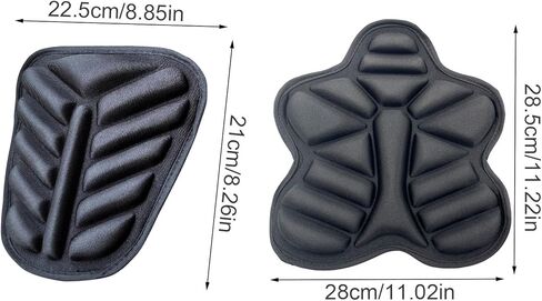 REVXON Motorcycle Seat Cushion for Kawasaki Vulcan 900 Classic/Custom/Vulcan 900 Classic LT/SE, Breathable 3D Air Mesh Motorcycle Seat Pad Shock Absorbing for Long Ride Comfort in Kuwait