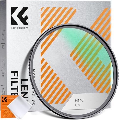 K&F Concept 95mm MCUV Filter with Cleaning Cloth for Camera Lens in Saudi Arabia
