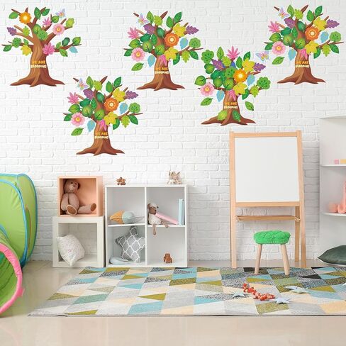 مجموعة Pajean 60 مجموعة حرفية زنبركية، فراشة أوراق الزهور DIY شجرة الربيع الفنية الحرفية المعلقة، زينة هدايا الحفلات، مستلزمات الأنشطة المنزلية والحفلات العائلية in Kuwait