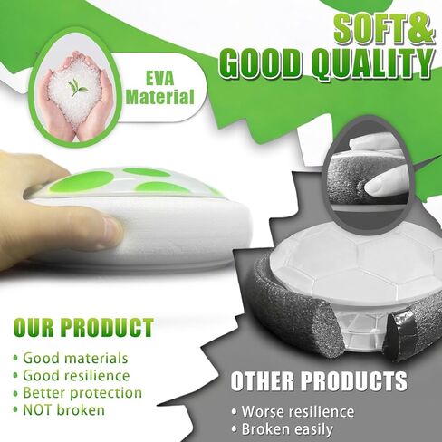 Yosi Hover Soccer Ball for Kids, Super Bro Toy, Indoor Air Floating Soccer Games with LED Lights, Soft Foam Bumper, Air Power Football Toys for Boys Girls Ages 3-12, Gifts for Kids in Saudi Arabia
