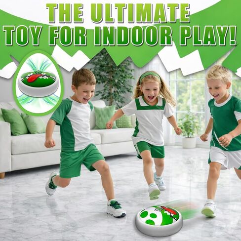Yosi Hover Soccer Ball for Kids, Super Bro Toy, Indoor Air Floating Soccer Games with LED Lights, Soft Foam Bumper, Air Power Football Toys for Boys Girls Ages 3-12, Gifts for Kids in Saudi Arabia