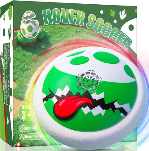 Yosi Hover Soccer Ball for Kids, Super Bro Toy, Indoor Air Floating Soccer Games with LED Lights, Soft Foam Bumper, Air Power Football Toys for Boys Girls Ages 3-12, Gifts for Kids in Saudi Arabia