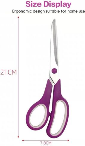 1 Pack Multipurpose Scissors: Ultra Sharp Stainless Steel Blades, Comfort Grip Handles for Office & Home Use（Black） in Saudi Arabia