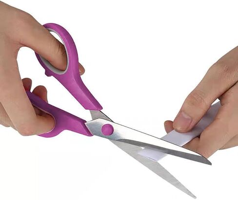 1 Pack Multipurpose Scissors: Ultra Sharp Stainless Steel Blades, Comfort Grip Handles for Office & Home Use（Black） in Saudi Arabia