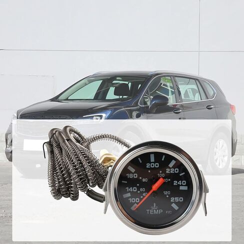 Motorcycle Water Temp Gauge with Sensor Adapter 100-250℉ Racing for Tank Temperature Meter 5 Temperature for Photography Digital Thermocouple with Probe Outdoor Water Thermometer Ultru in Saudi Arabia