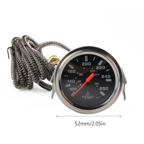 Motorcycle Water Temp Gauge with Sensor Adapter 100-250℉ Racing for Tank Temperature Meter 5 Temperature for Photography Digital Thermocouple with Probe Outdoor Water Thermometer Ultru in Saudi Arabia