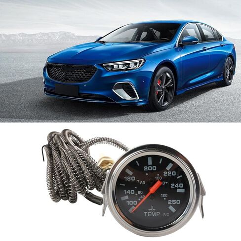 Motorcycle Water Temp Gauge with Sensor Adapter 100-250℉ Racing for Tank Temperature Meter 5 Temperature for Photography Digital Thermocouple with Probe Outdoor Water Thermometer Ultru in Saudi Arabia