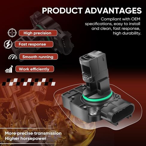 23256991 Mass Air Flow Sensor meter MAF Compatible with Cadillac CTS Escalade Chevy Avalanche Silverado Suburban Tahoe GMC Sierra Yukon XL 1500 2500,Replace 10393948,AF10060,2134343,AF1006011B1,MAF300 in Saudi Arabia