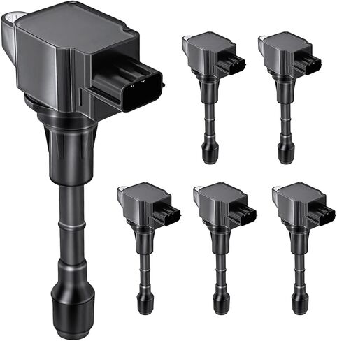 UF550 Ignition Coil Pack Compatible with Nissan 350Z 2007-2009 3.5L, Altima 2007-2018 3.5L, Murano 2009-2021, Pathfinder 2013-2020, Quest 2011-2017, Infiniti FX35 2009-2012, G35 2007-2008, 6PCS in Saudi Arabia