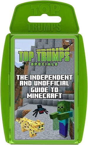 لعبة بطاقة Top Trumps: الدليل المستقل وغير الرسمي لماين كرافت - ألعاب التعلم العائلي للأطفال والكبار لأكثر من لاعبين - ألعاب حرب الأطفال للعائلات التي تزيد عن 6 أطفال in Kuwait