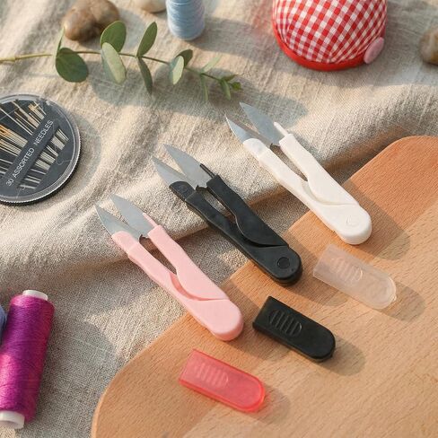 3 Pcs Thread Snips, Portable Yarn Threads Cutter, Sewing Scissors, Thread Snips for Sewing, Stainless Steel Embroidery, Cross-Stitch, Craft Cutter Needlework Scissors in Saudi Arabia