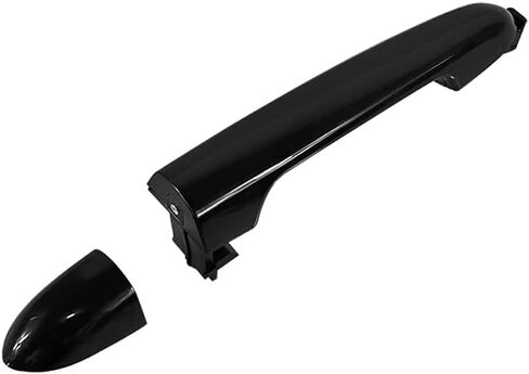 1 Lot 4 Doors Exterior Door Handle Black Compatible with Kia Rio 2012-2017 in Kuwait
