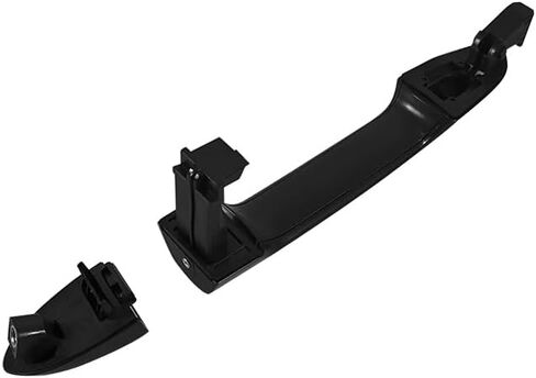 1 Lot 4 Doors Exterior Door Handle Black Compatible with Kia Rio 2012-2017 in Kuwait