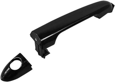 1 Lot 4 Doors Exterior Door Handle Black Compatible with Kia Rio 2012-2017 in Kuwait