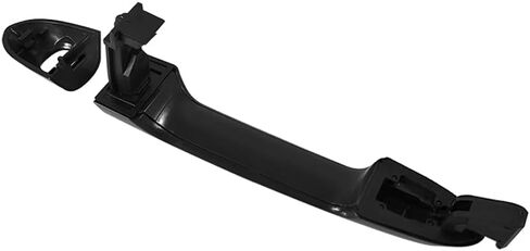 1 Lot 4 Doors Exterior Door Handle Black Compatible with Kia Rio 2012-2017 in Kuwait