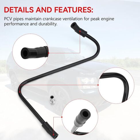 PCV Tube for Chevrolet Suburban Avalanche Silverado Tahoe Expres, for GMC Yukon Cadillac Escalade, for Hummer H2 H3 2007 2008,Replace 12567915 12611592 19435537 in Kuwait