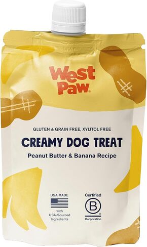 WEST PAW Creamy Peanut Butter & Banana Dog Treat, 6.2 oz. in Saudi Arabia
