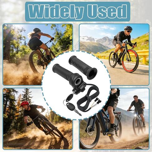 Full Twist Throttle Grip with 2 Keys,Fits Ridstar Q20, Q20, Electric Bike Throttle, Smooth Acceleration Control in Saudi Arabia