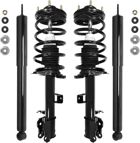 COMPLETESTRUTS - Front Complete Strut Assemblies with Coil Springs and Rear Shock Absorbers Replacement for 2001-2006 Mazda Tribute - Set of 4 in Kuwait