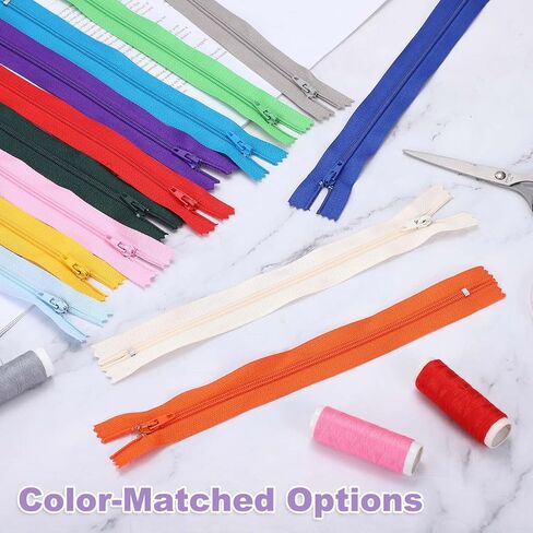 MECCANIXITY 13 Inch Nylon Coil Zippers, #3 Light Green Pants Separating Sewing Zippers Bulk Replacement for Bags, Garments, Pouches, Tailor Sewing Craft Accessories, Pack of 15 in Kuwait