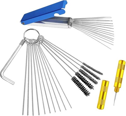 Carb Cleaner Kit, Welding Torch Tip Cleaner for Small Engine Repair, Carburetor Jet Cleaning Tool in Kuwait