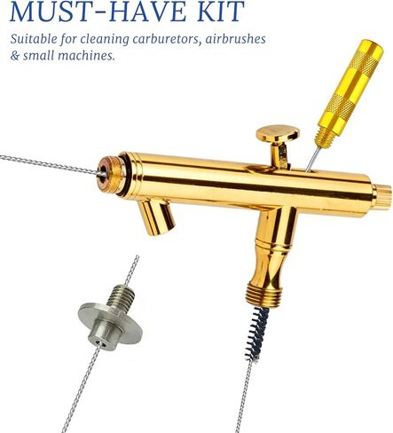 Carb Cleaner Kit, Welding Torch Tip Cleaner for Small Engine Repair, Carburetor Jet Cleaning Tool in Kuwait