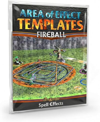 Arcknight AOE Multipurpose DND Spell Effect Templates - Area of Effect Markers for Dungeons and Dragons and Other RPGs in Saudi Arabia