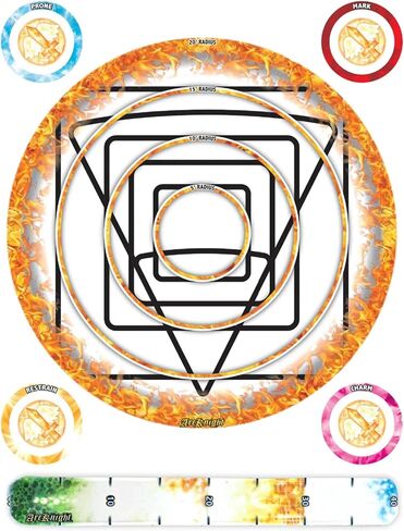 Arcknight AOE Multipurpose DND Spell Effect Templates - Area of Effect Markers for Dungeons and Dragons and Other RPGs in Saudi Arabia