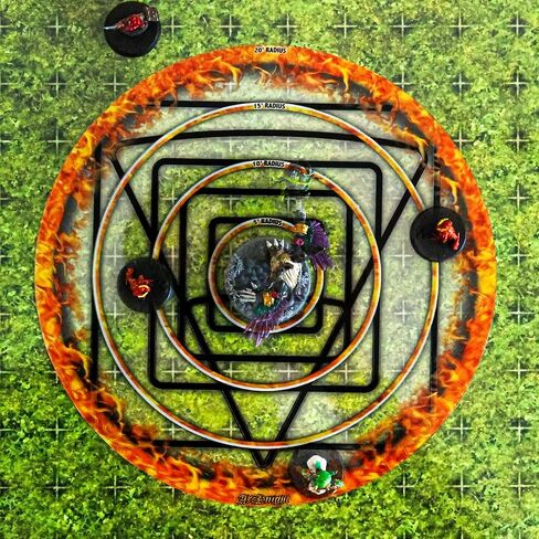 Arcknight AOE Multipurpose DND Spell Effect Templates - Area of Effect Markers for Dungeons and Dragons and Other RPGs in Saudi Arabia