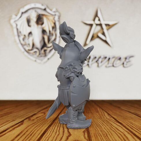 DND Minis for Miniature Game & Fantasy Role Playing - 28mm Scale Tabletop Unpainted Miniatures for Dungeon Masters, TTRPG Accessory Figurine for RPG Gift - Goblin Warrior (AS24) in Kuwait