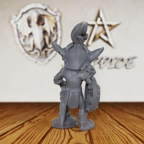 DND Minis for Miniature Game & Fantasy Role Playing - 28mm Scale Tabletop Unpainted Miniatures for Dungeon Masters, TTRPG Accessory Figurine for RPG Gift - Goblin Warrior (AS24) in Kuwait