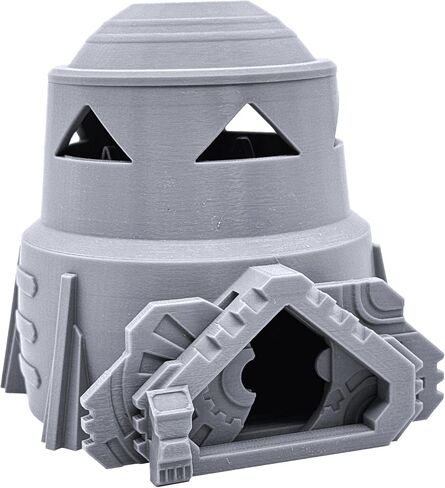 EnderToys Sci-Fi Desert Watch Tower by Printable Scenery, 3D Printed Tabletop RPG Scenery and Wargame Terrain 28mm Miniatures in Kuwait