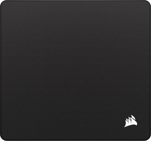 لوحة ماوس ألعاب من القماش المضاد للاهتراء MM من Corsair - متوسطة (320 × 300 ملم)، سطح منسوج دقيق، قاعدة مطاطية طبيعية غير قابلة للانزلاق، حواف مخيطة - أسود in Kuwait
