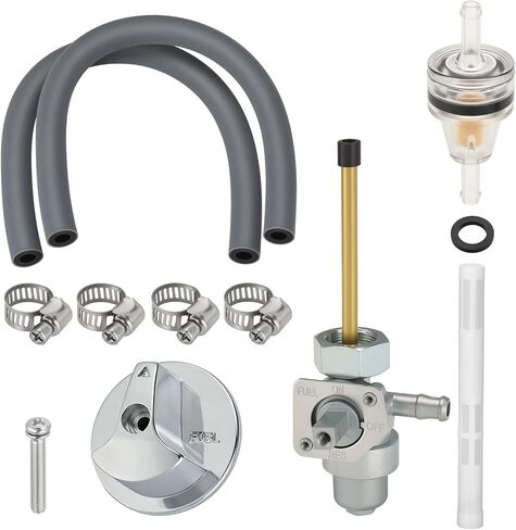 JAVIK Fuel Valve Petcock Tank Switch With Knob For Honda FourTrax 250X Sportrax 300 1987-2006 O.E.M# 16950-HC0-015 in Kuwait