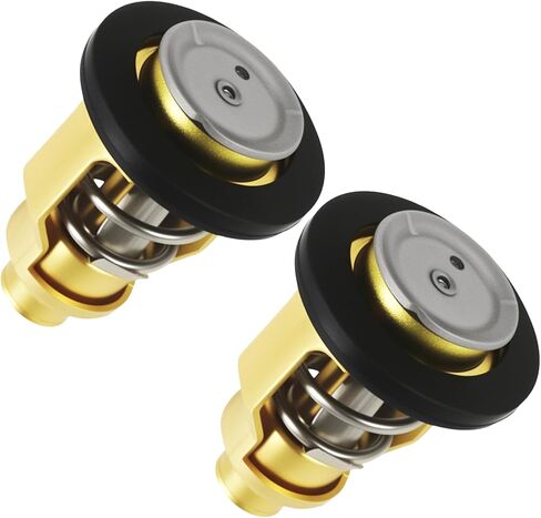 2 قطعة ترموستات خارجي 60 درجة مئوية 140 درجة فهرنهايت متوافق مع Yamaha 4-Stroke F75 F80 F90 F100 F150 F200 F225 F250 F250B VF200 VF225 VF250 خارجي 67F-12411-01 in Kuwait