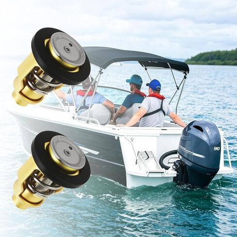 2 قطعة ترموستات خارجي 60 درجة مئوية 140 درجة فهرنهايت متوافق مع Yamaha 4-Stroke F75 F80 F90 F100 F150 F200 F225 F250 F250B VF200 VF225 VF250 خارجي 67F-12411-01 in Kuwait